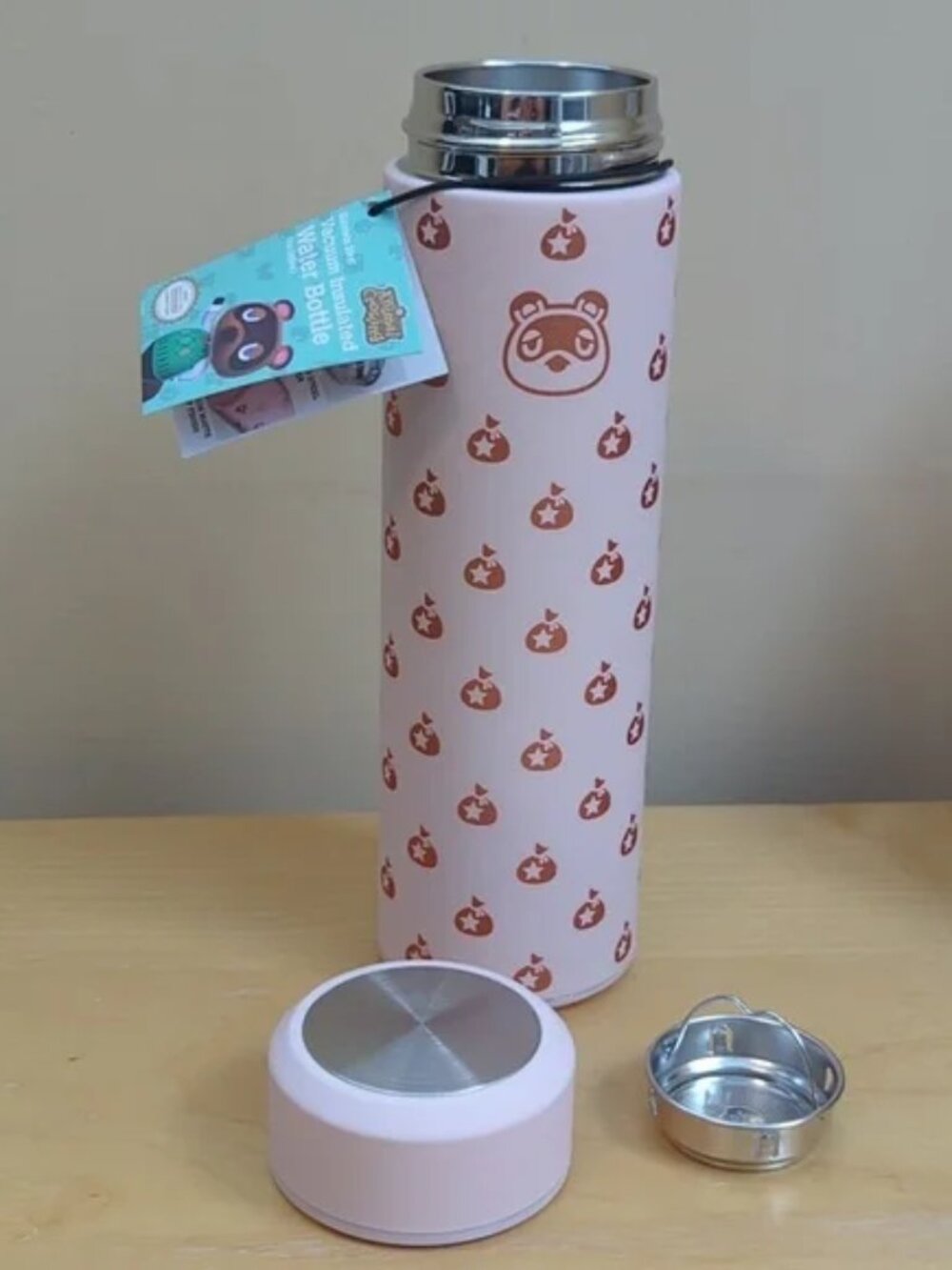 Animal Crossing 17oz, Insulated, Stainless Steel, Water Bottle Bellionaire NEW